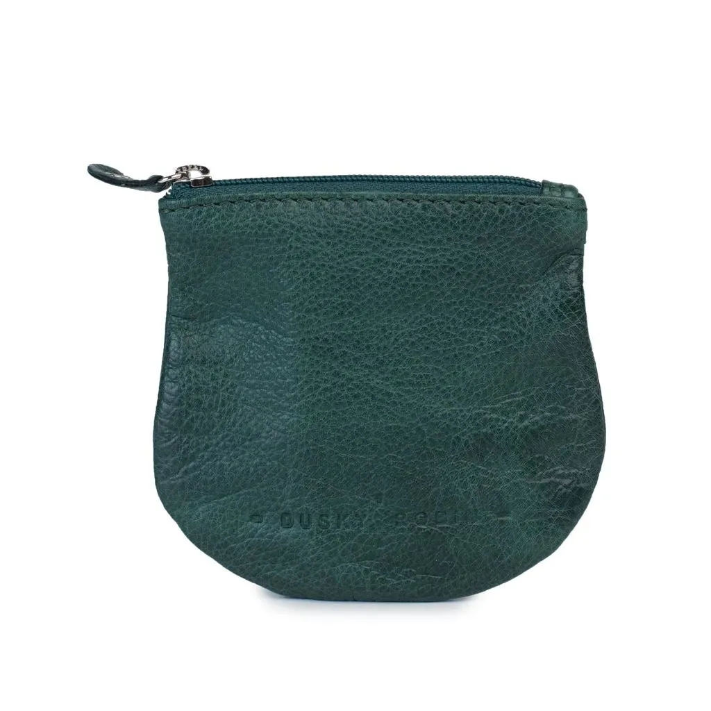 DUSKY ROBIN Lilly Coin Purse - Dark Green