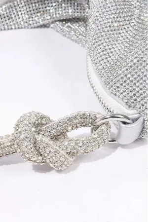 Dynamite Slouch Purse - Silver