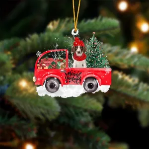 English Springer Spaniel 1-Xmas Truck-Two Sided Ornament