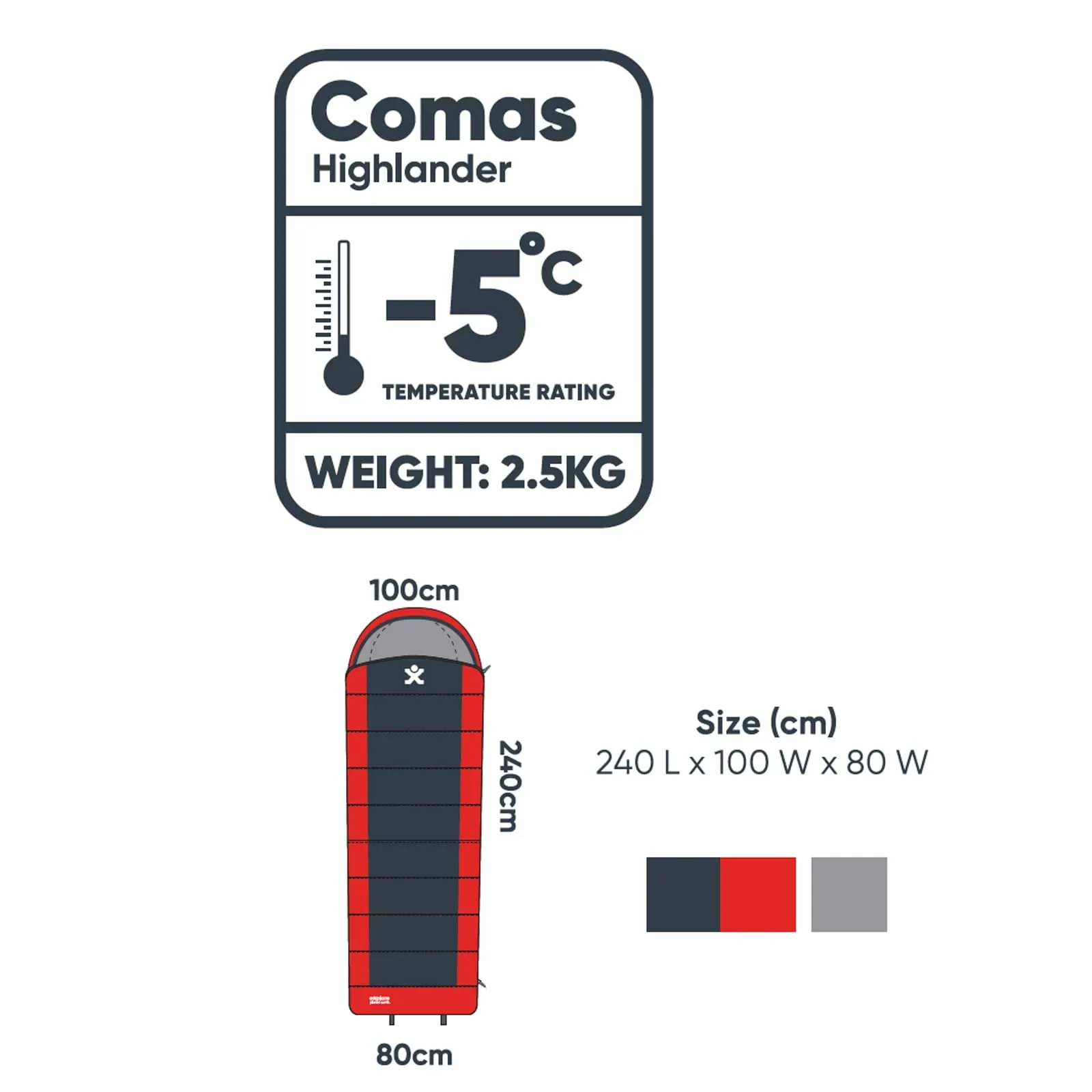 Explore Planet Earth - Comas Highlander Sleeping Bag