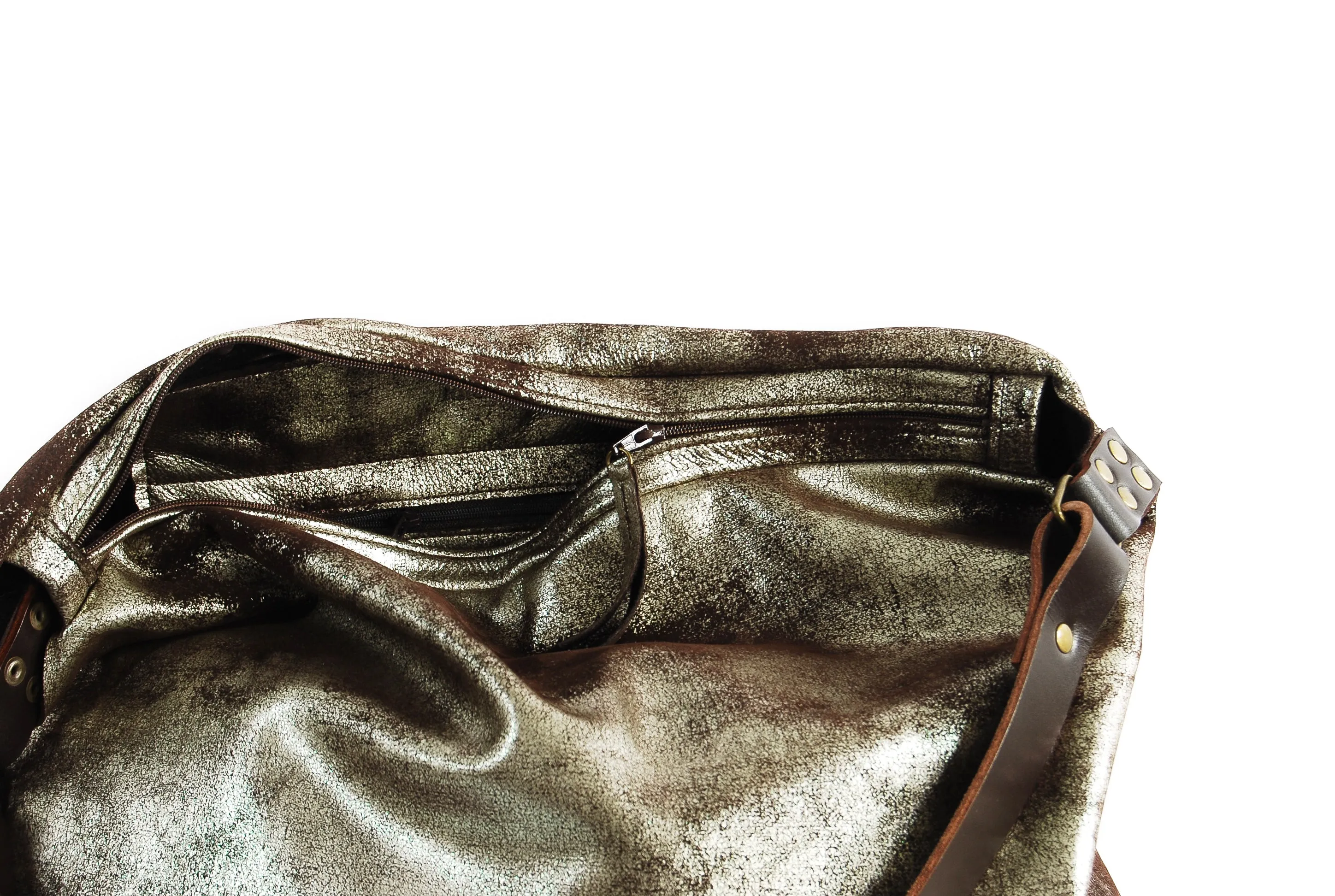 Febe Hobo Brown Platinum