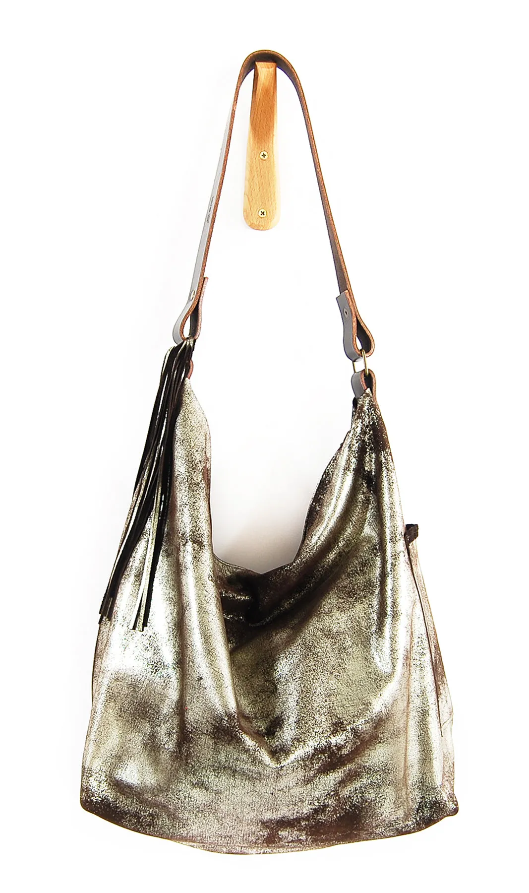 Febe Hobo Brown Platinum