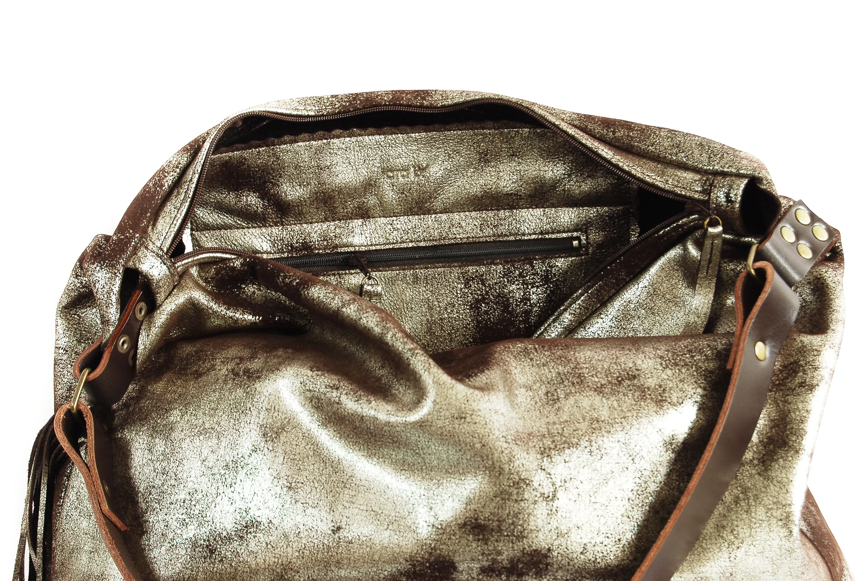 Febe Hobo Brown Platinum