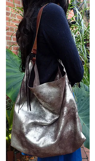 Febe Hobo Brown Platinum