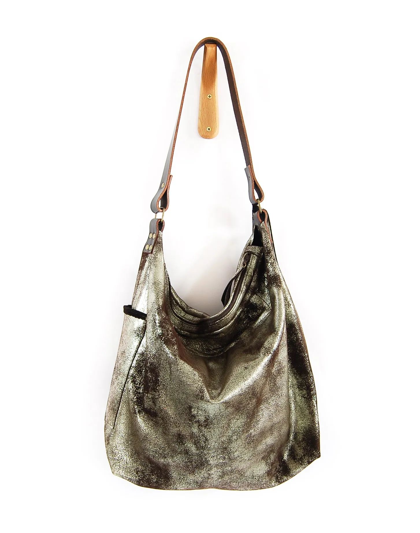 Febe Hobo Brown Platinum
