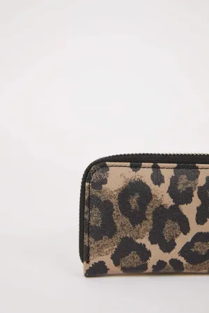 Female Leopard Patterned Coin Wallet