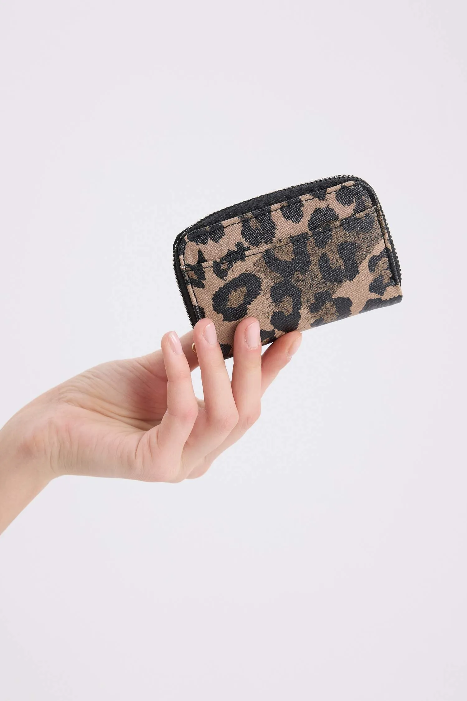 Female Leopard Patterned Coin Wallet