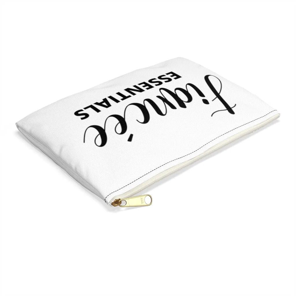 Fiancée Essentials White Accessory Pouch