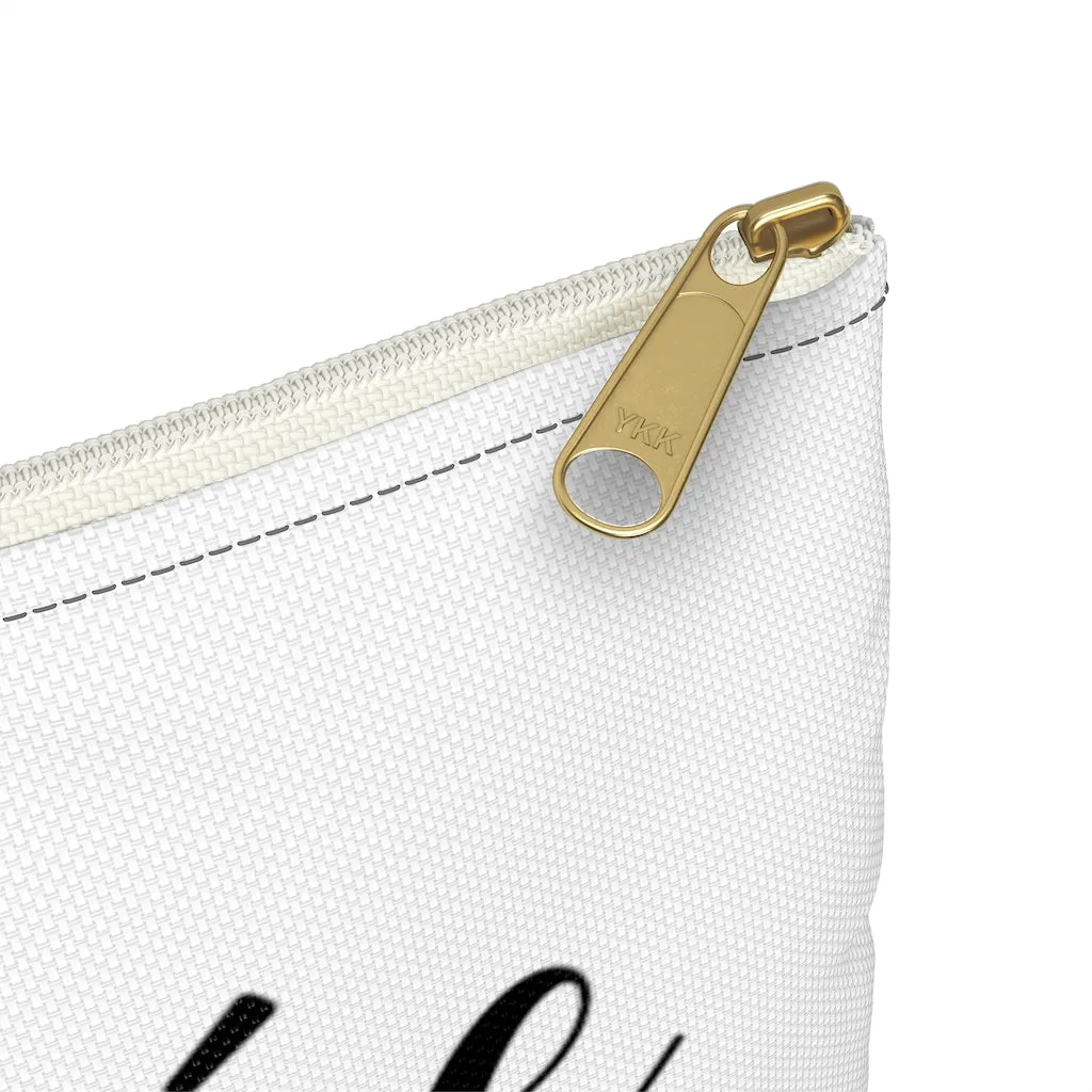 Fiancée Essentials White Accessory Pouch