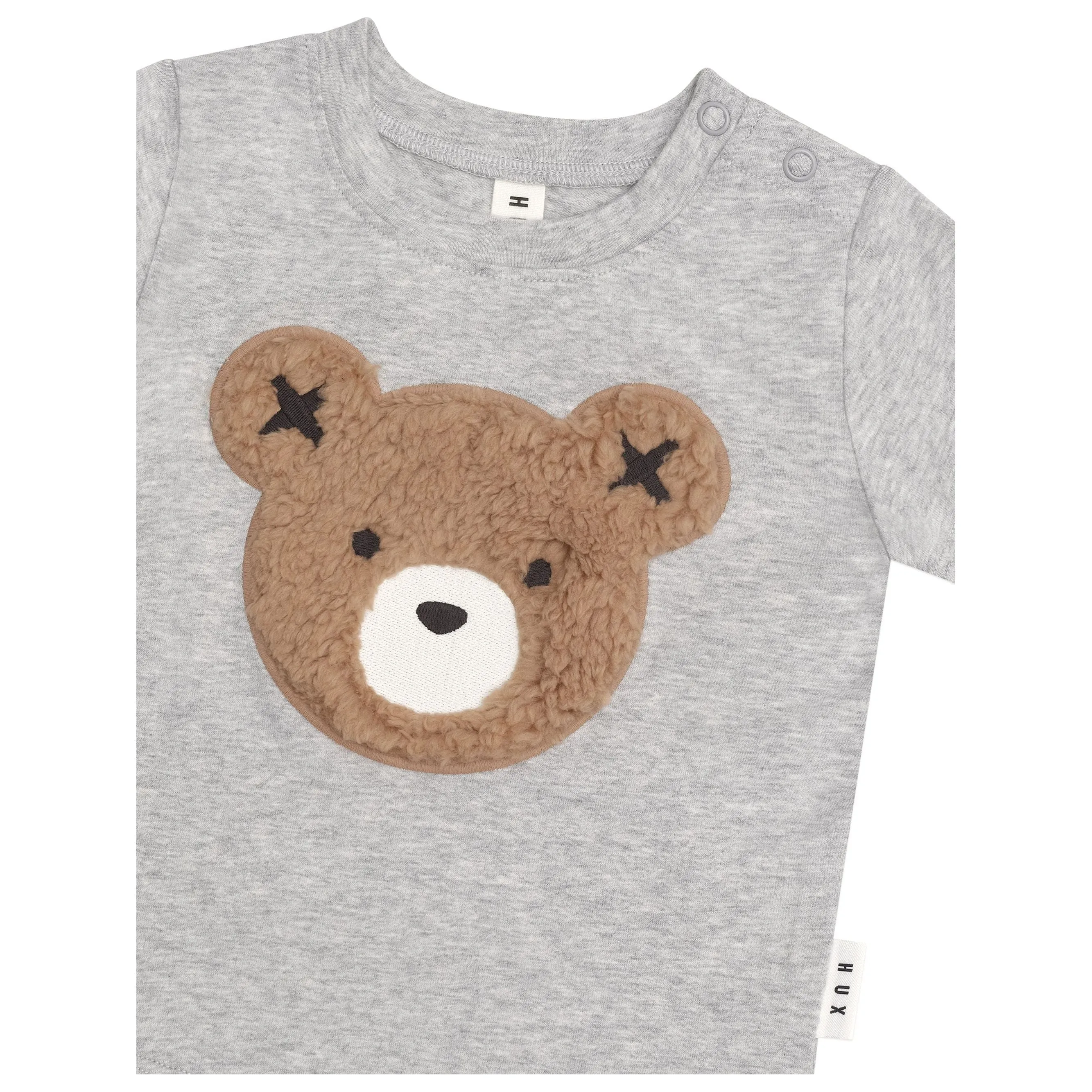 Furry Hux T-Shirt Grey Marle