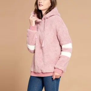 Furry Stripes Hoodie