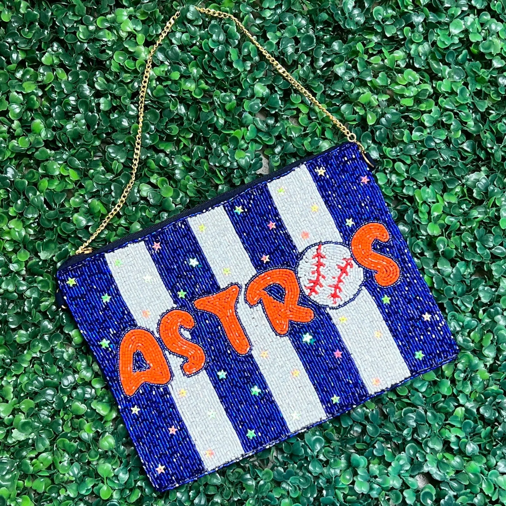 Game Day Beaded Bag