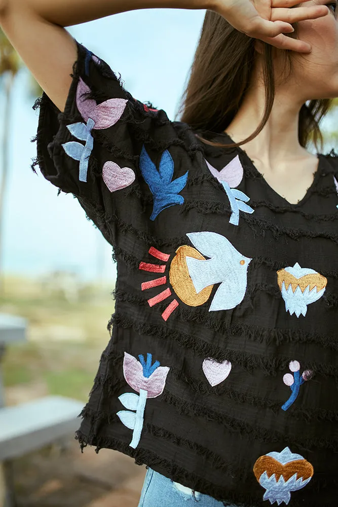 Garden Embroidered Blouse