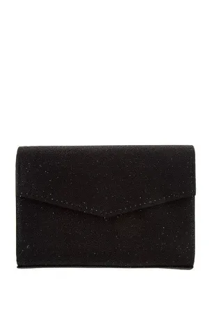 Glittery Accent Clutch Bag