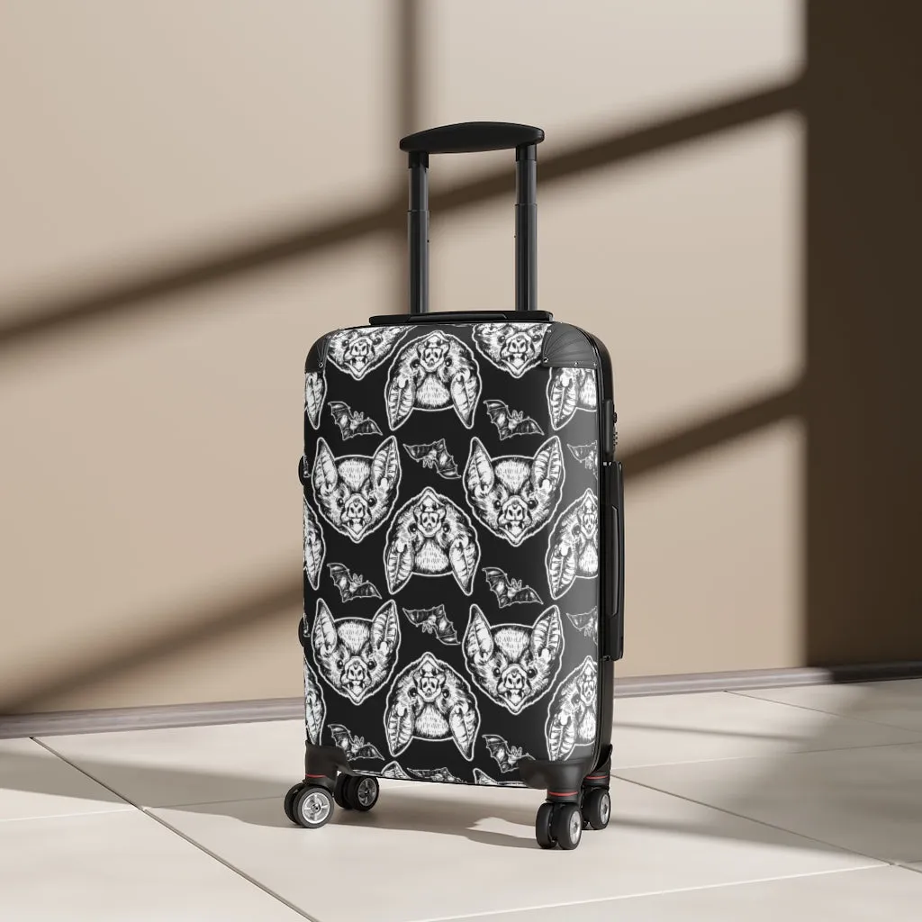 Goth Bat Head Suitcases