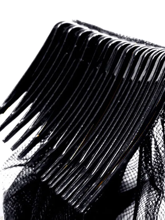 Gothic Lolita Accessories Black Lace Lace Headwear Polyester Fiber Miscellaneous