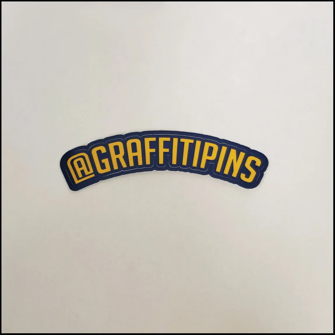 Graffitipins Custom Lanyard - Blue Edition