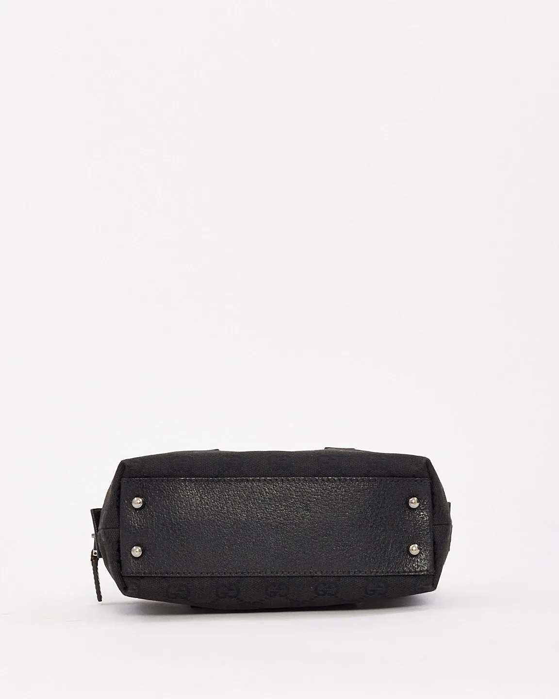 Gucci Vintage Black GG Canvas Mini Bag