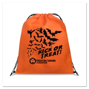 Halloween Drawstring Nylon Tote Bags