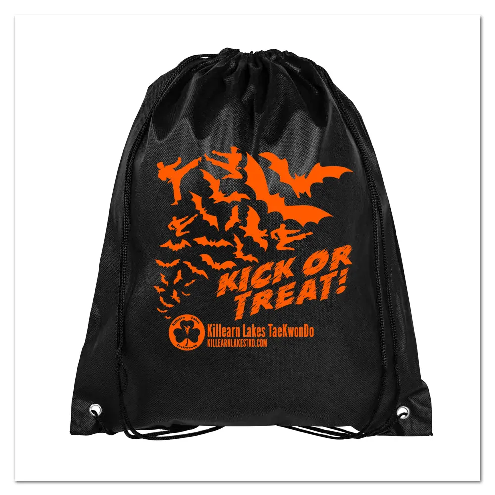 Halloween Drawstring Nylon Tote Bags