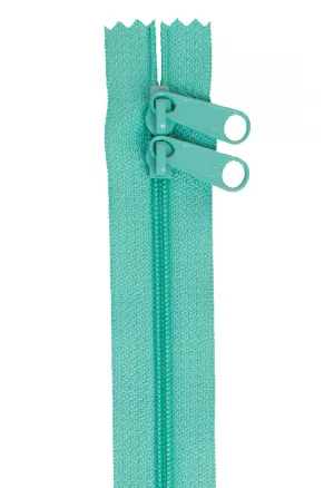 Handbag Double Slide Zipper in Turquoise 40 inch By Annie