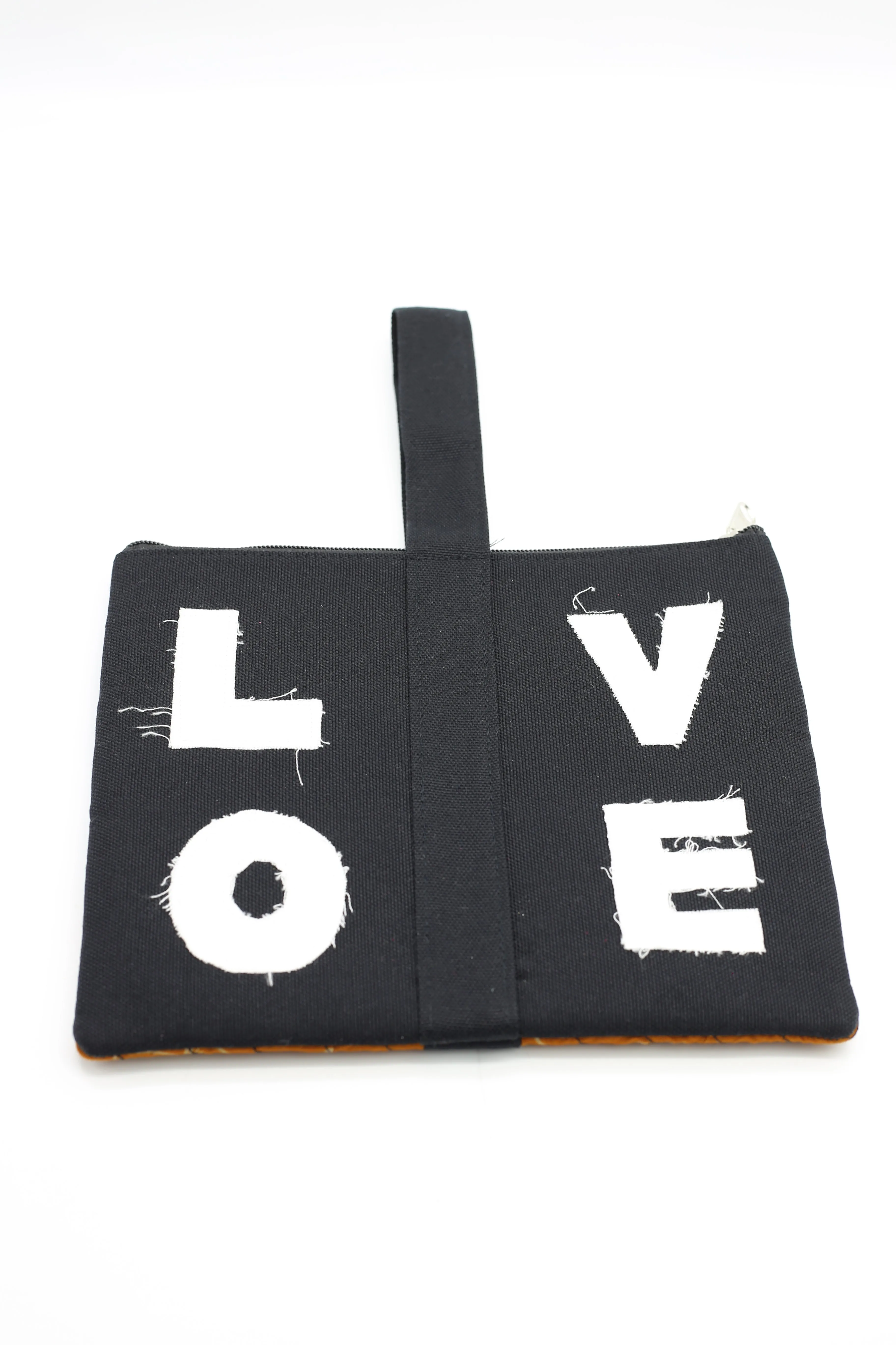 Handmade LOVE Small 1970's Batik Wristelet