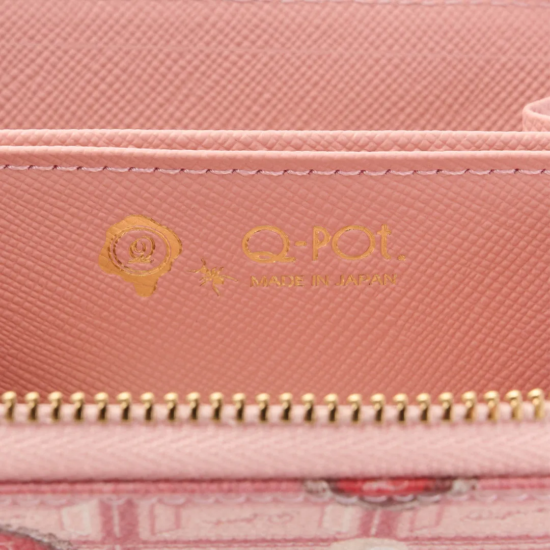 Heart Strawberry Chocolate Compact Zip Around Wallet【Japan Jewelry】