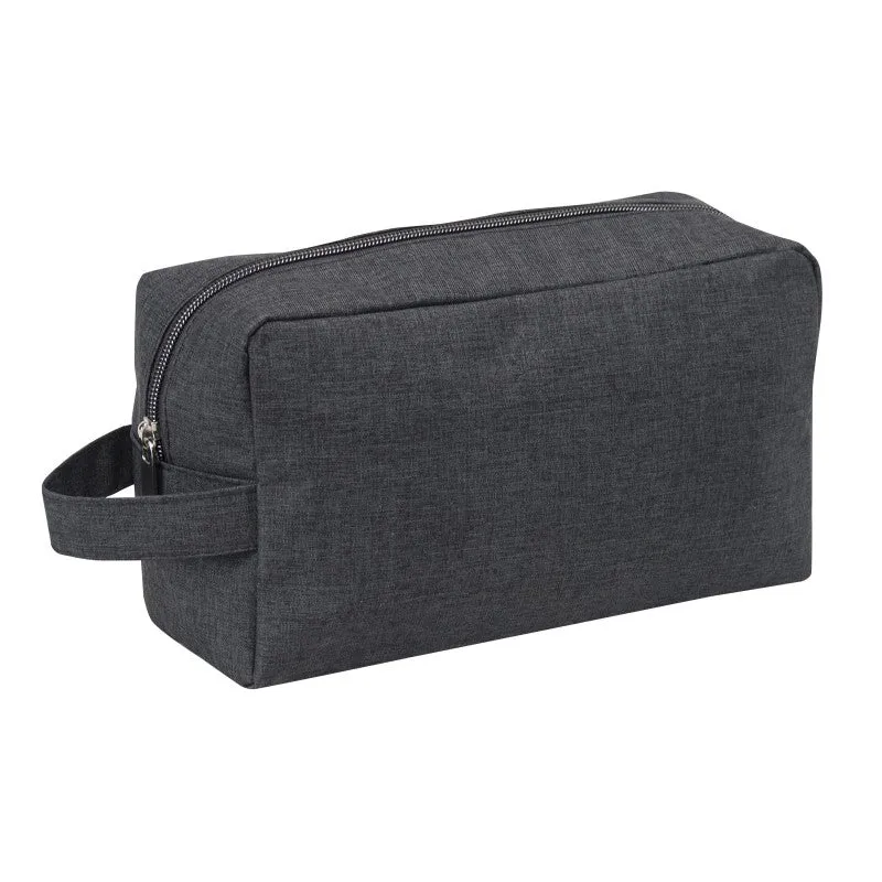Heathered Two Zipper Toiletry Bag