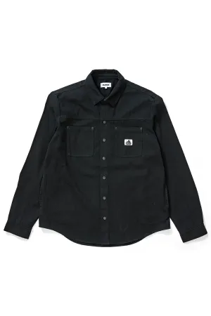 Heavy Canvas LS Workshirt - Black