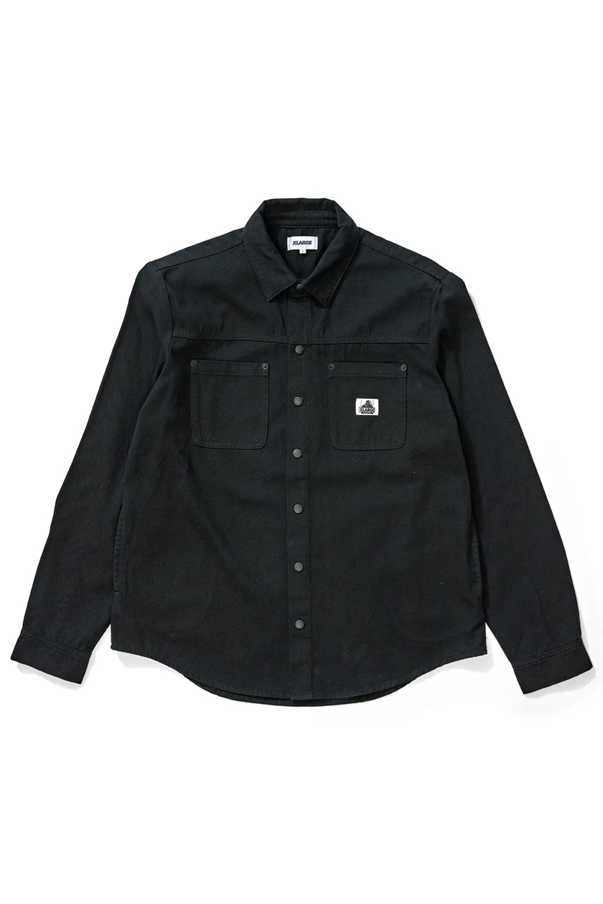 Heavy Canvas LS Workshirt - Black