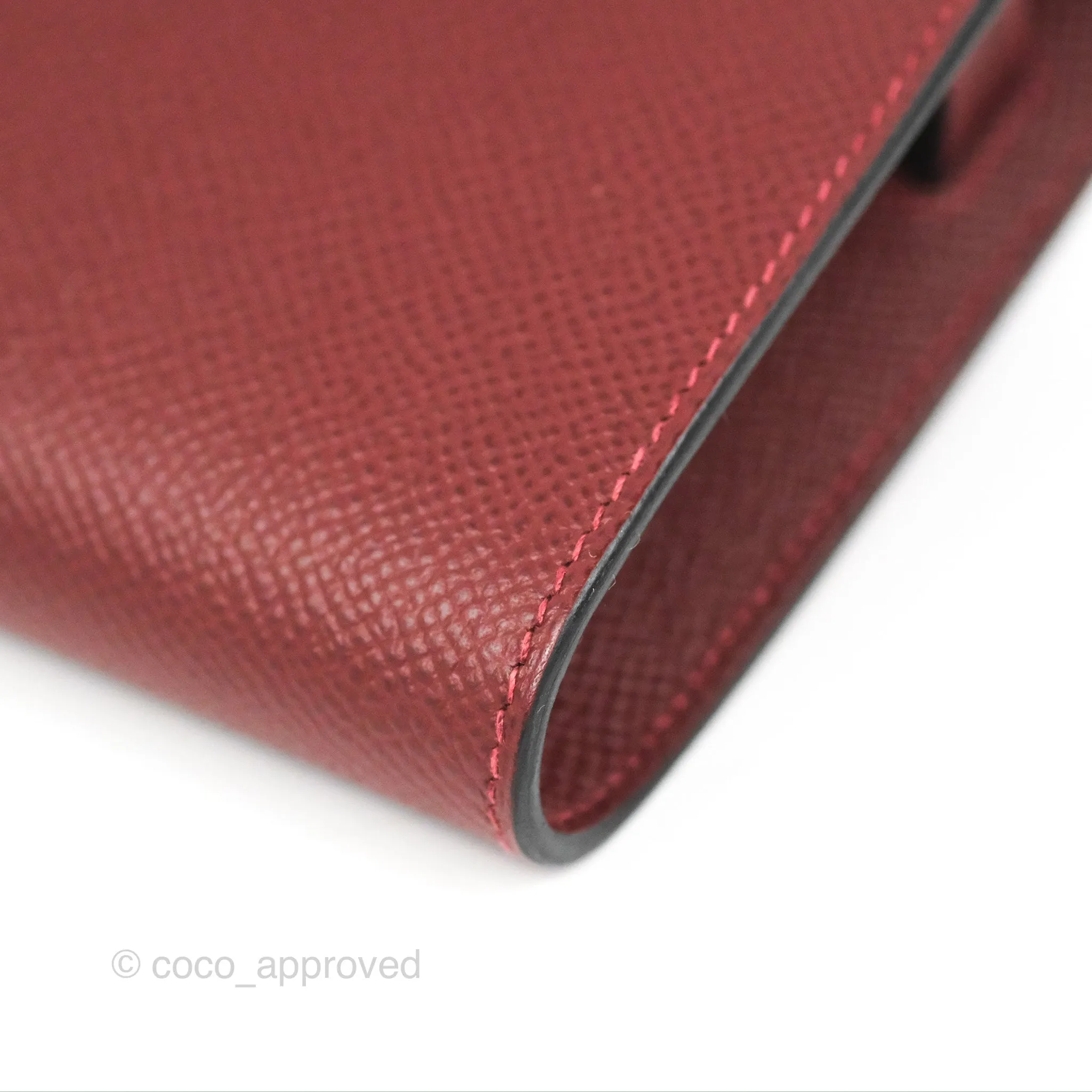Hermès Kelly To Go Wallet Rouge H/ Brick Epsom Gold Hardware