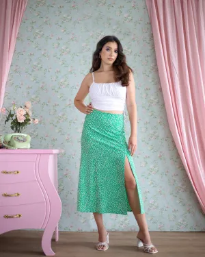 High Waist Midi Skirt