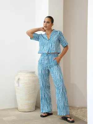 High Waist Wide Leg Casual Pant