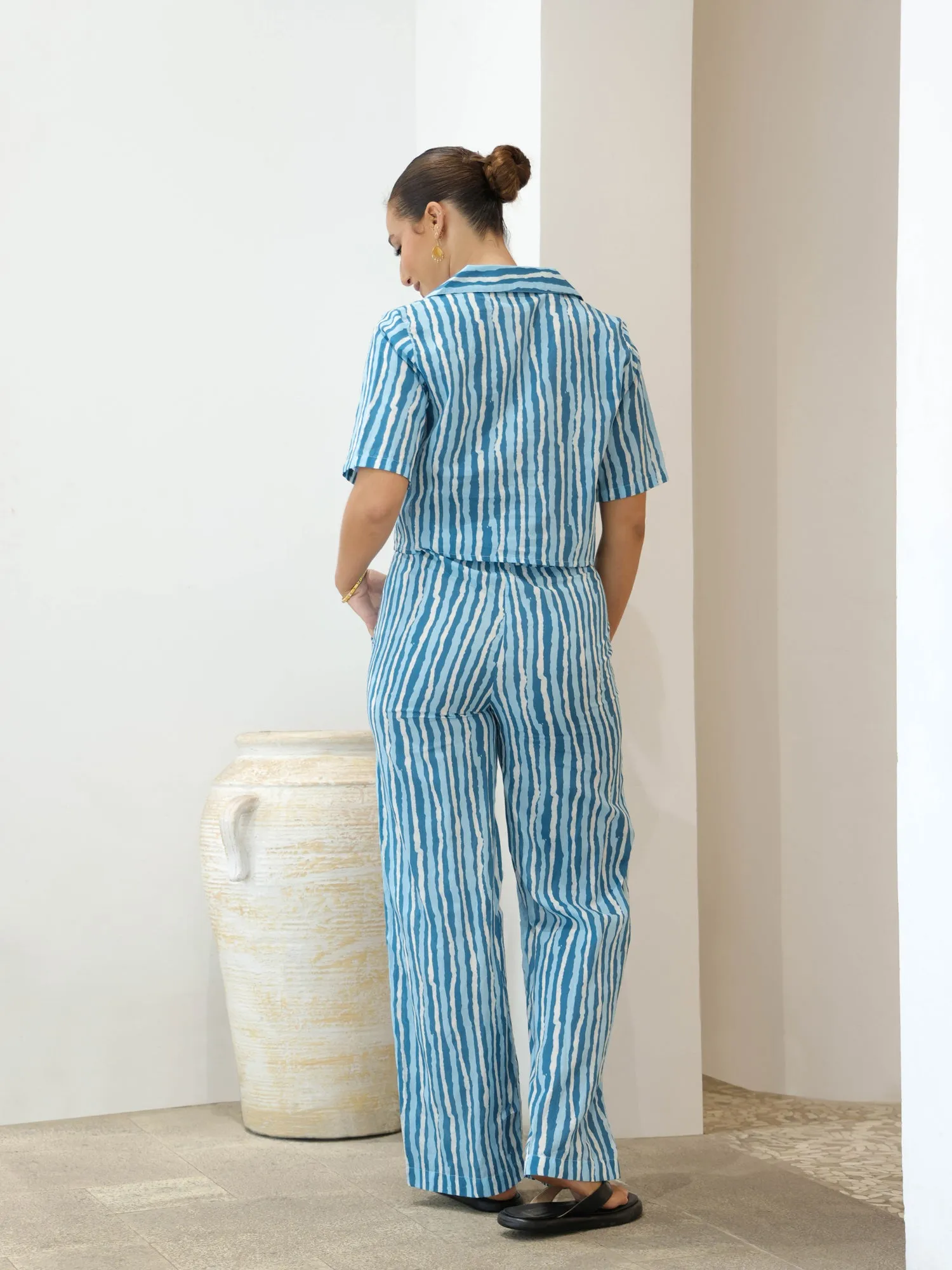 High Waist Wide Leg Casual Pant