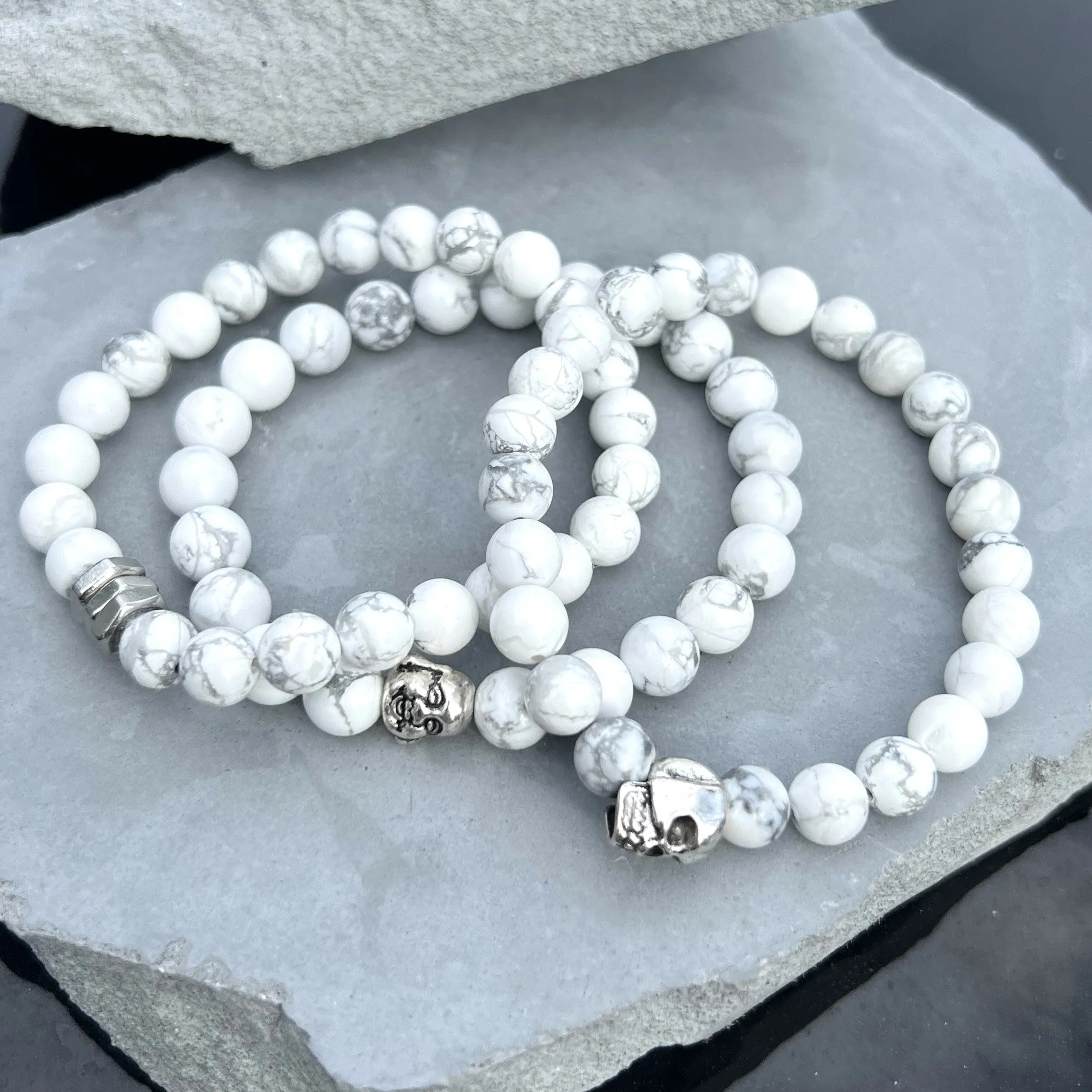Howlite Beaded Bracelet