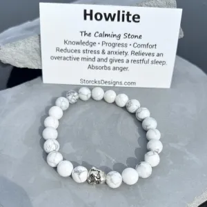 Howlite Beaded Bracelet