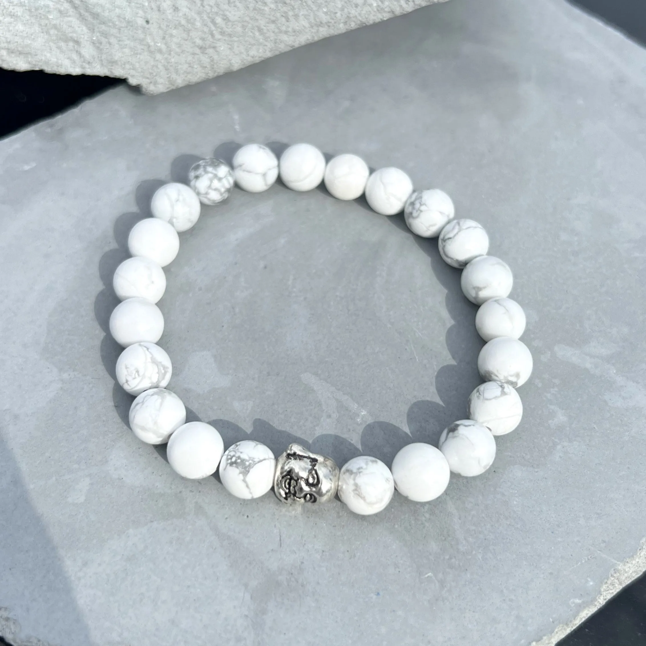Howlite Beaded Bracelet