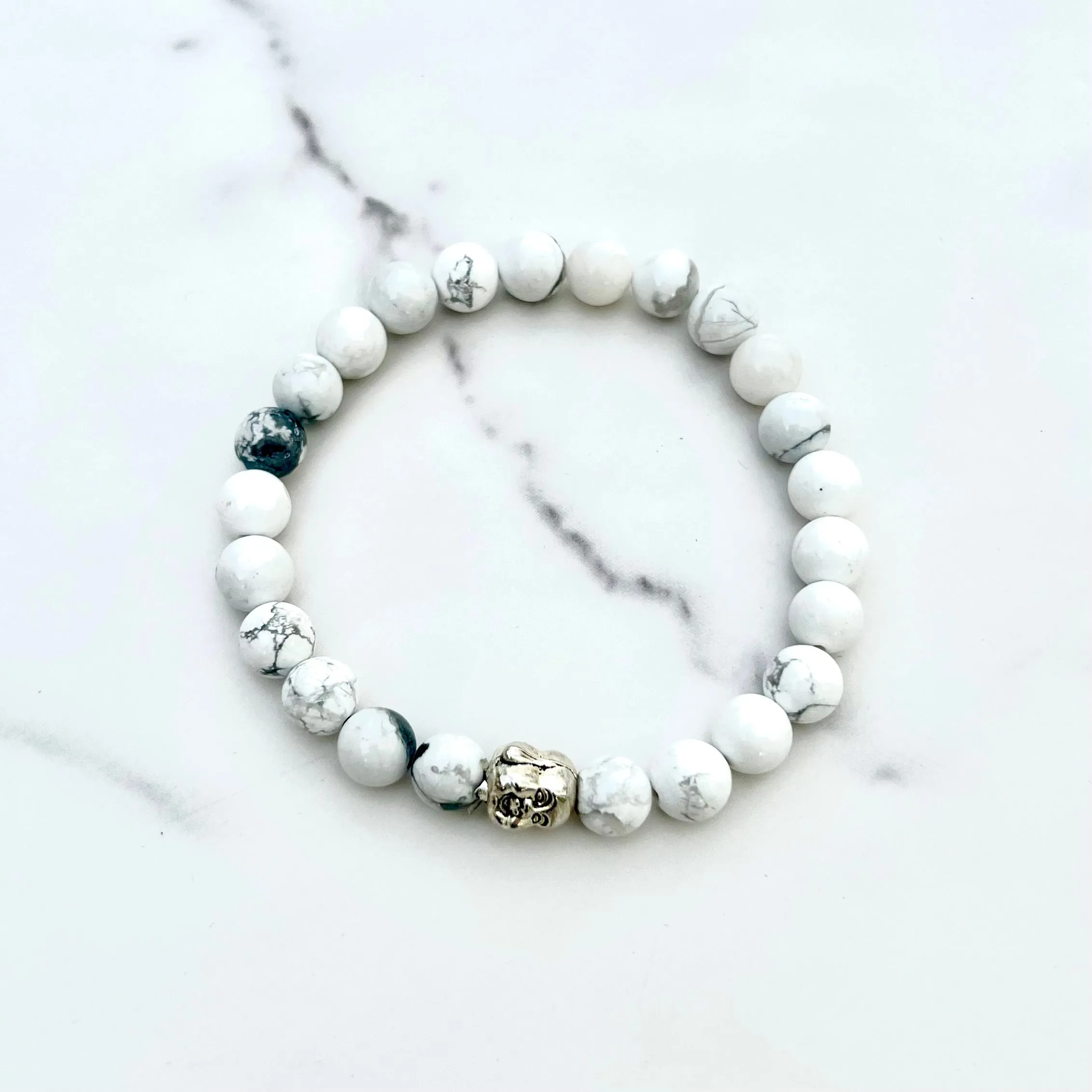 Howlite Beaded Bracelet