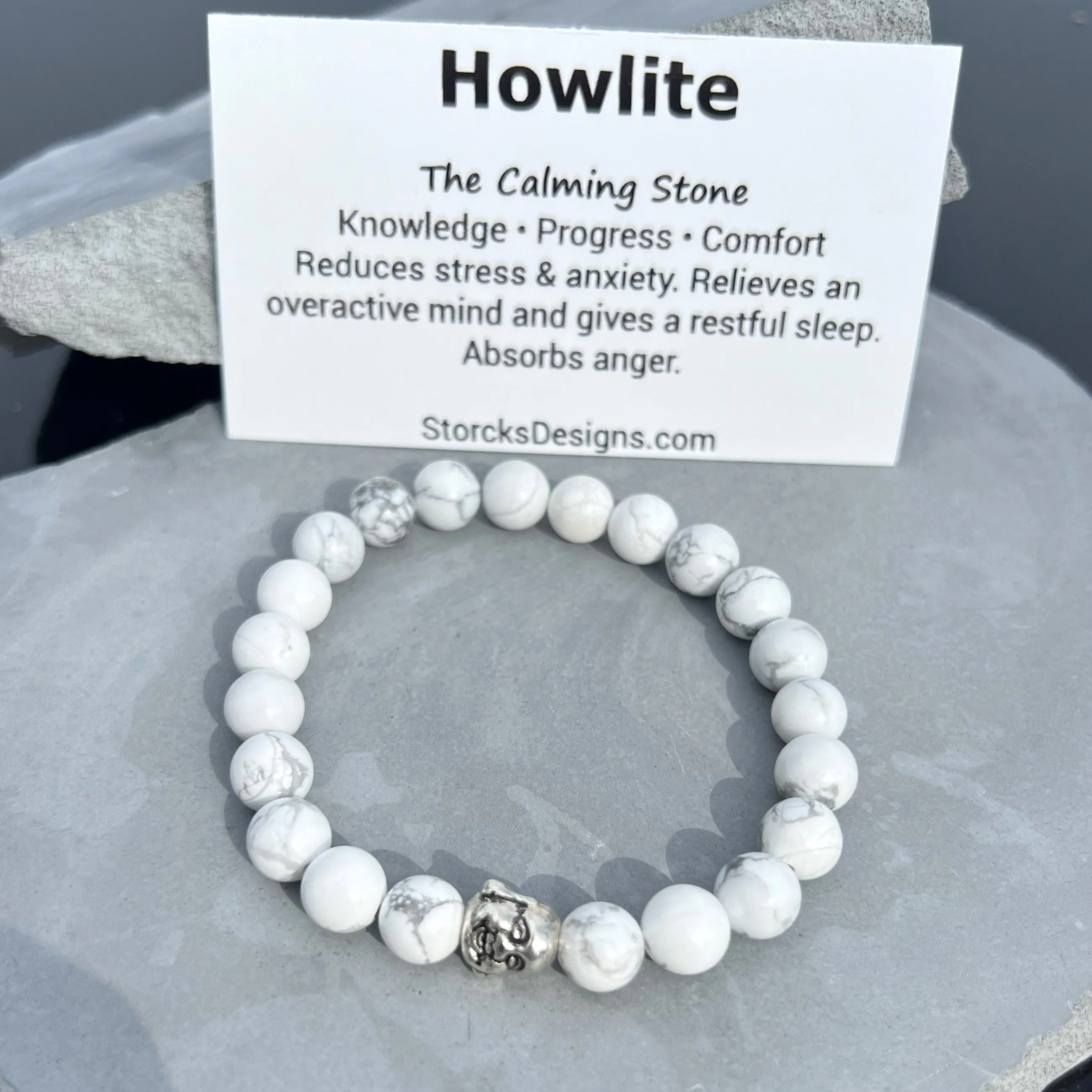 Howlite Beaded Bracelet