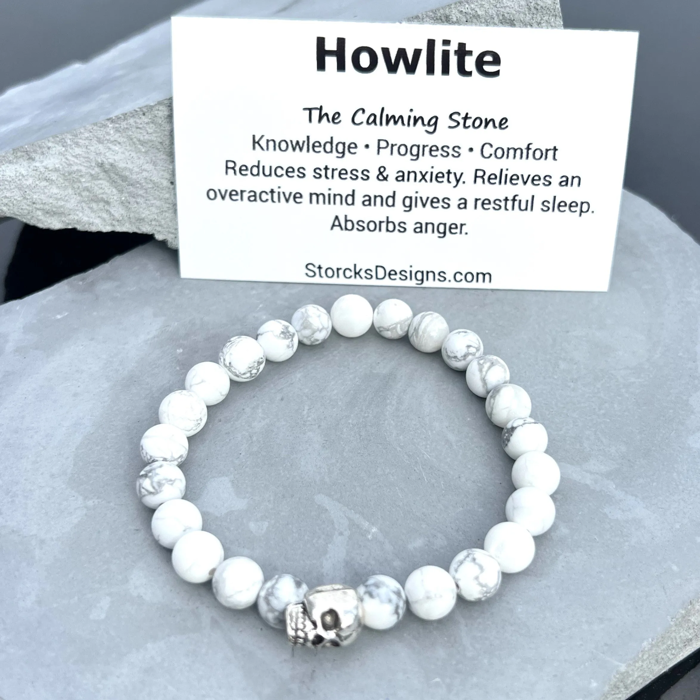 Howlite Beaded Bracelet
