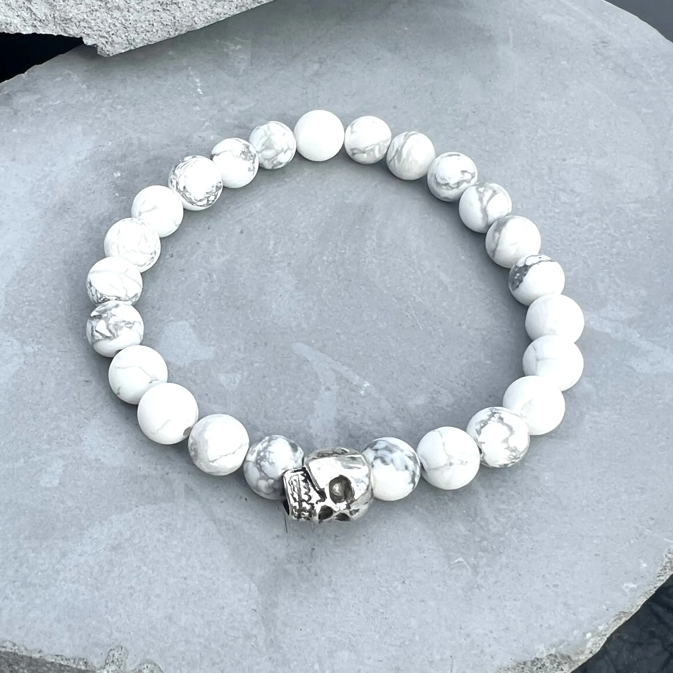 Howlite Beaded Bracelet