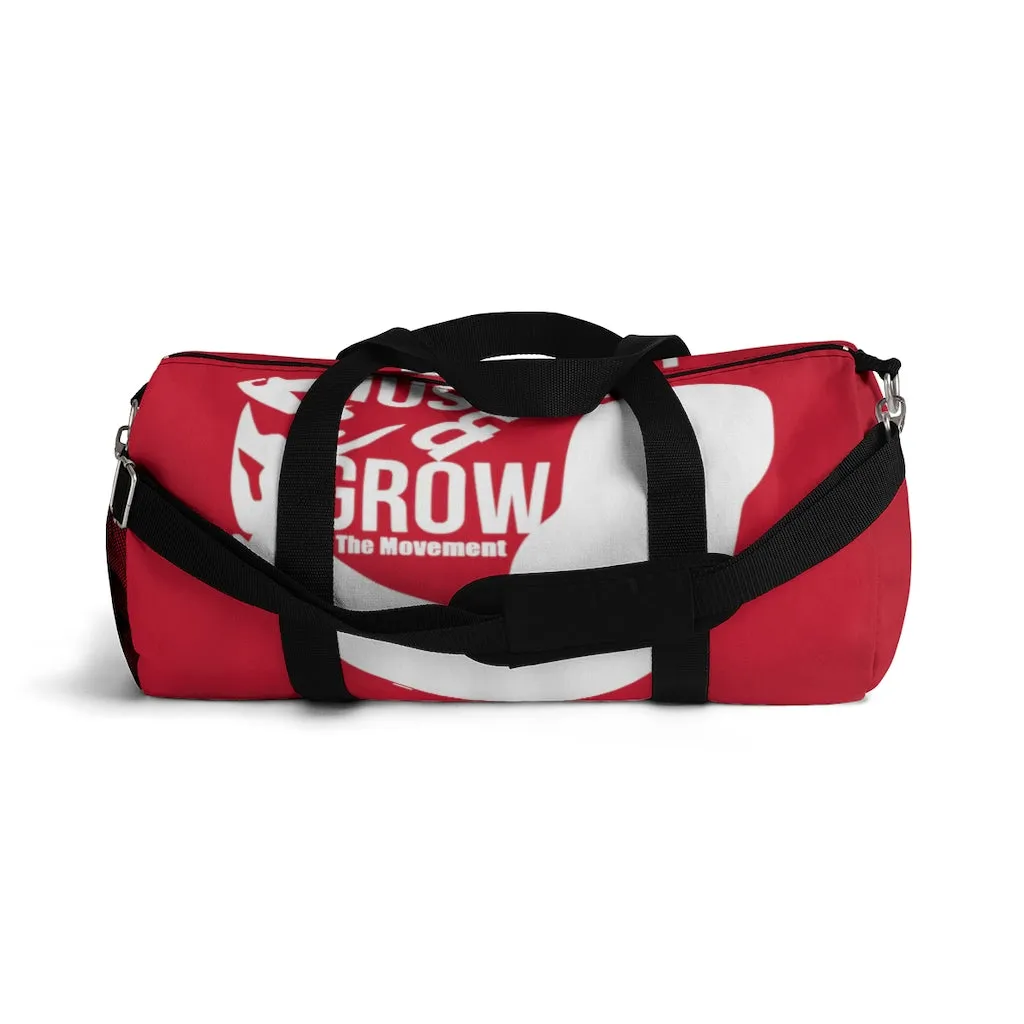 Hustle & Grow Gym Bag (Red/White)