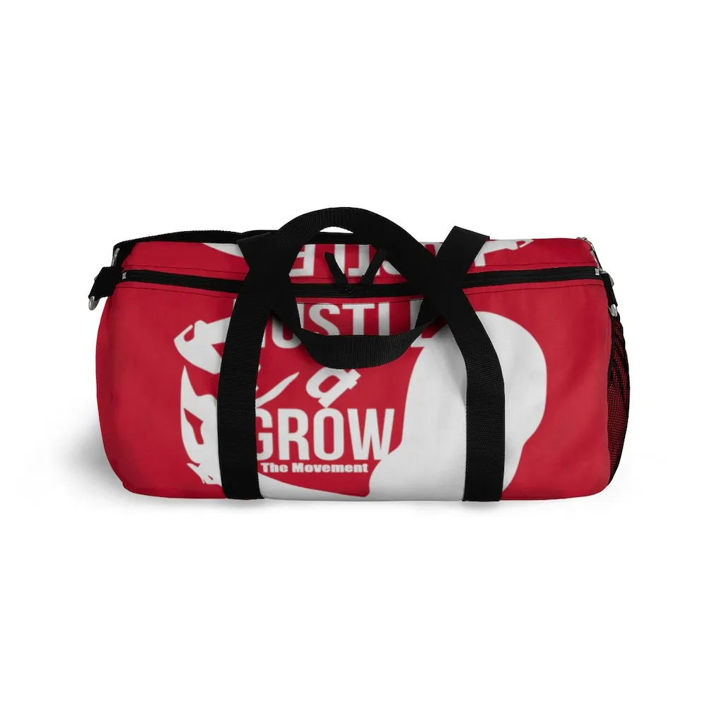 Hustle & Grow Gym Bag (Red/White)