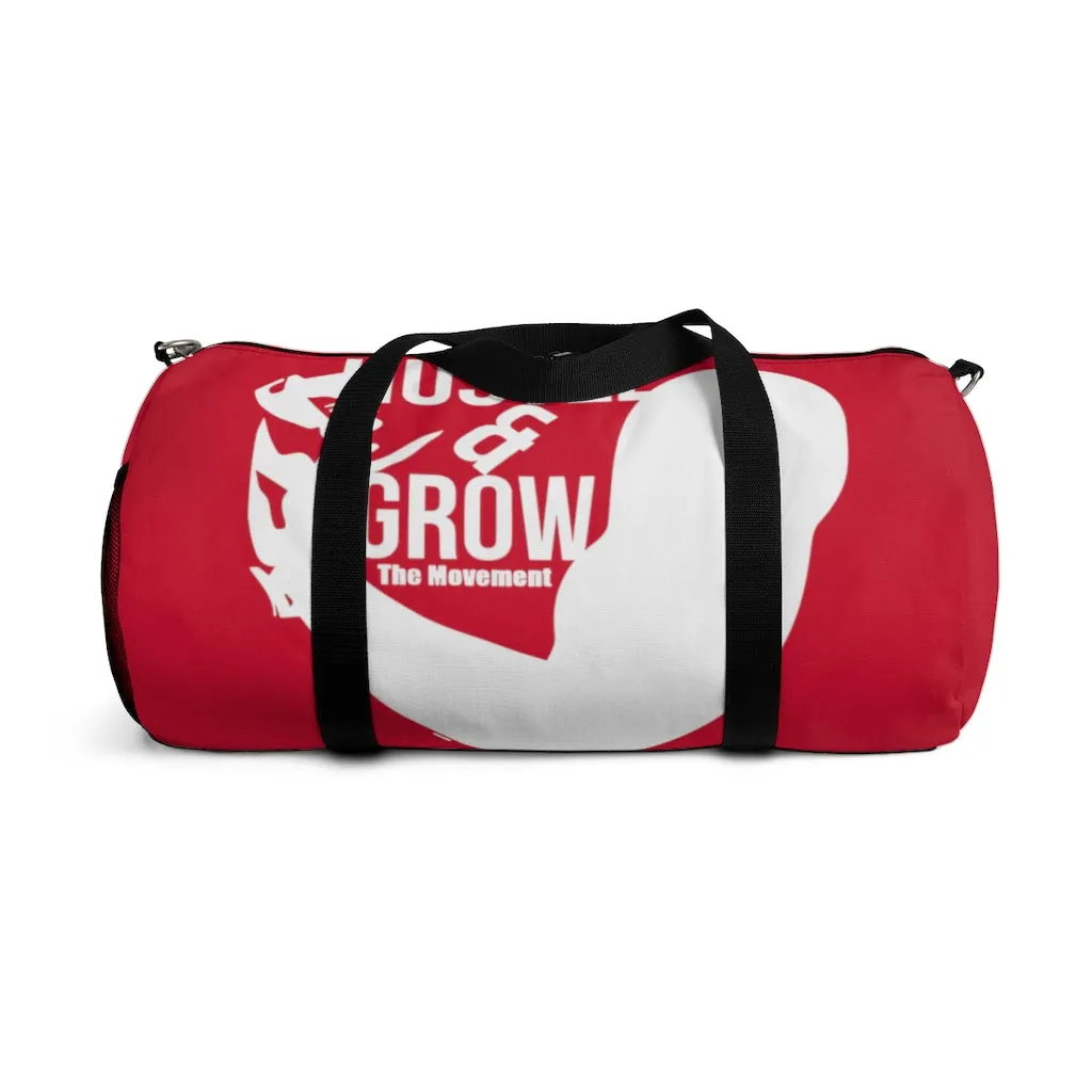 Hustle & Grow Gym Bag (Red/White)