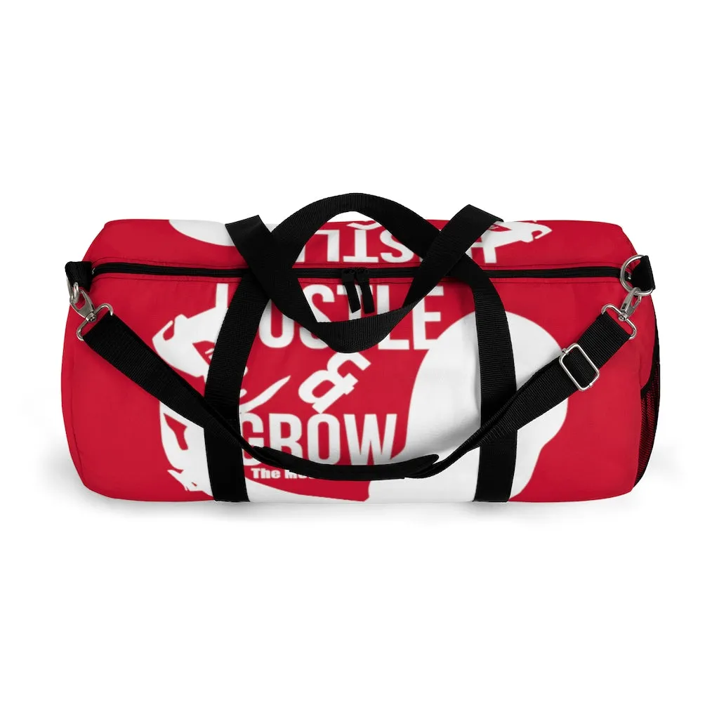 Hustle & Grow Gym Bag (Red/White)