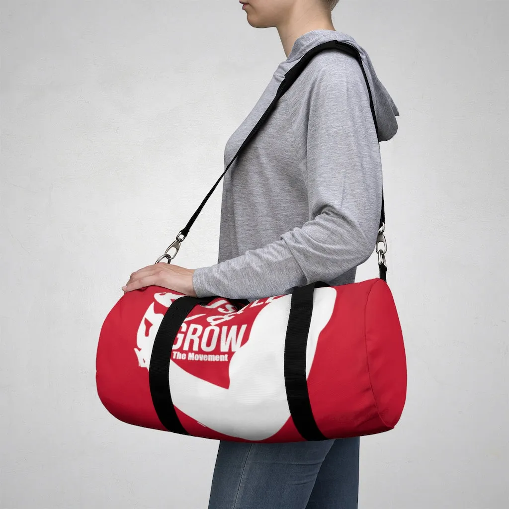 Hustle & Grow Gym Bag (Red/White)