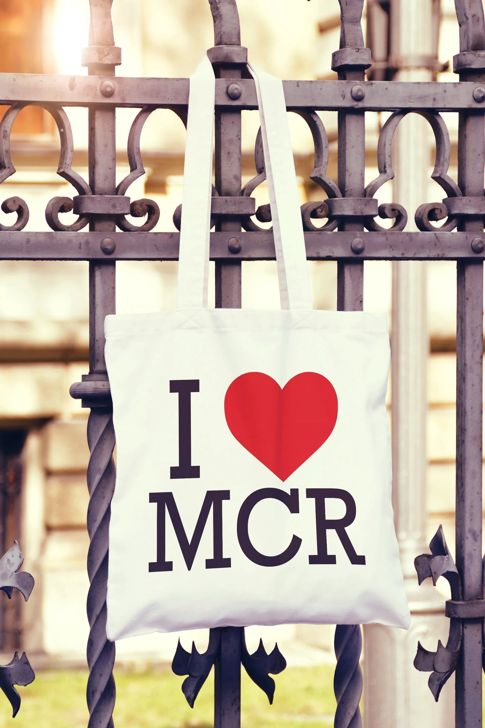 I Love Heart Manchester Tote Bag