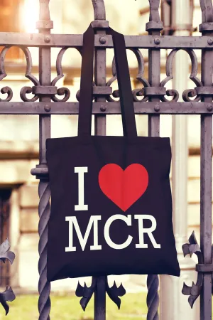 I Love Heart Manchester Tote Bag