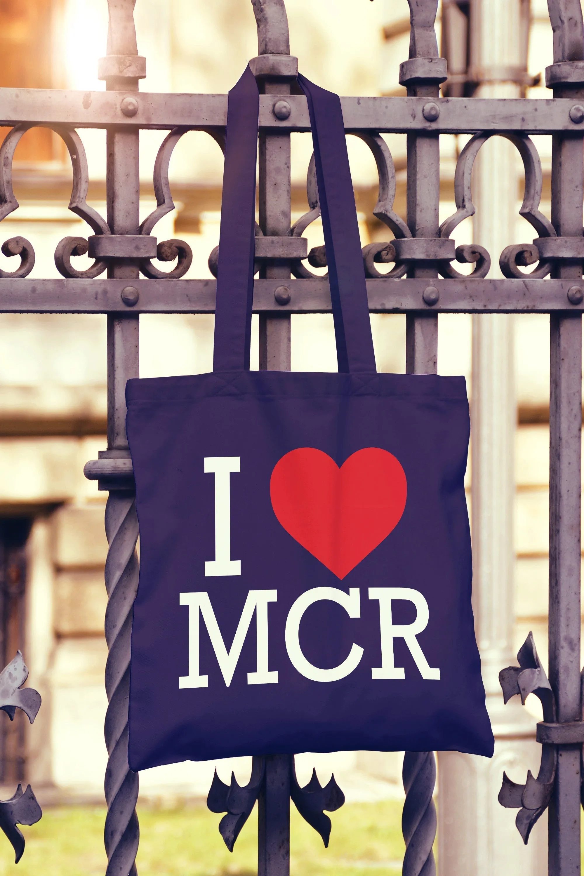 I Love Heart Manchester Tote Bag