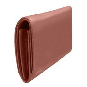 ILI 7428 MAUVE FRENCH WALLET INTERNATIONAL LEATHER INDUSTRIES